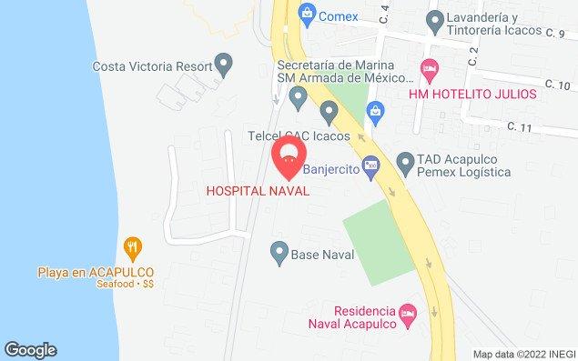 Mapa de ubicación - Acapulco, Guerrero