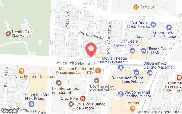 Mapa de ubicación - Ymca Ejercito