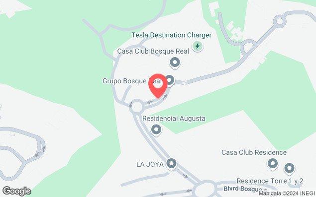 Mapa de ubicación - Bosque Real, Huixquilucan