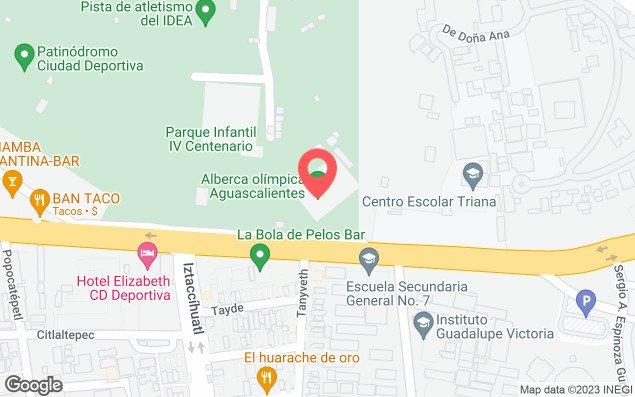 Mapa de ubicación - Alberca De Aguascalientes