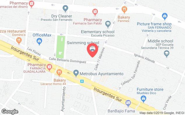 Mapa de ubicación - Centro de Entrenamiento Morsas