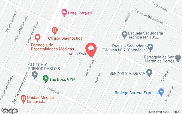 Mapa de ubicación - Aquaswim