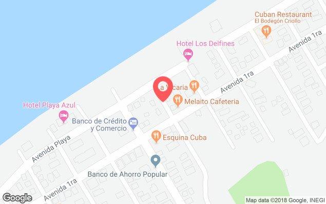 Mapa de ubicación - Varadero, Cuba