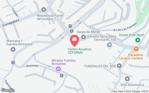 Mapa de ubicación - Acuático Ceforma