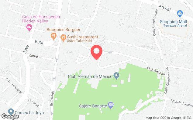 Mapa de ubicación - Club Alemán de México