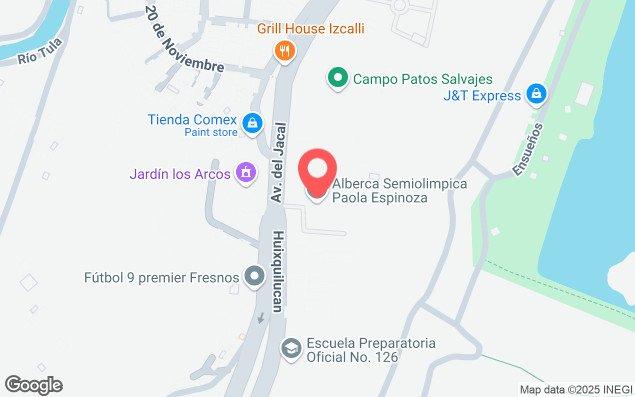 Mapa de ubicación - Alberca Semi Olimpica Paola Espinosa