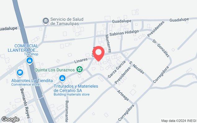 Mapa de ubicación - Cerralvo, Nuevo León.