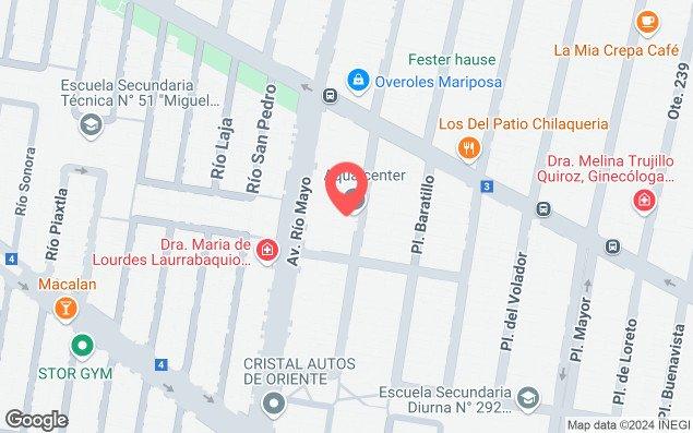 Mapa de ubicación - Plaza Tepozán 25 Col. Alfonso Ortiz Tirado