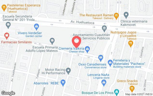 Mapa de ubicación - Fit Integra Izcalli Zona Norte