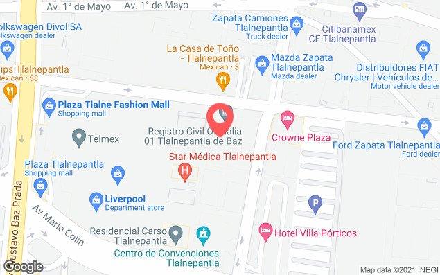 Mapa de ubicación - Alberca Tlalli