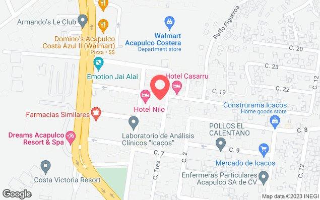 Mapa de ubicación - Playa del Comando Submarino