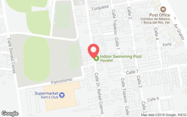 Mapa de ubicación - Centro Deportivo Aquabel