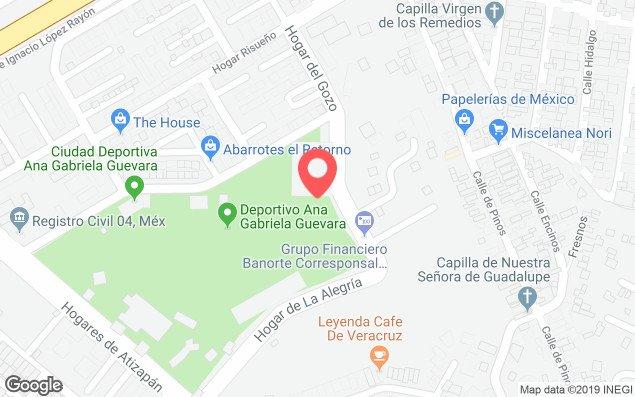 Mapa de ubicación - Alberca Fernando Platas