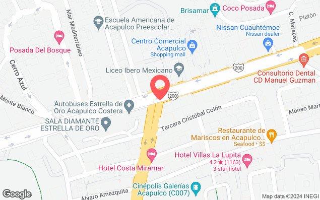 Mapa de ubicación - Acapulco