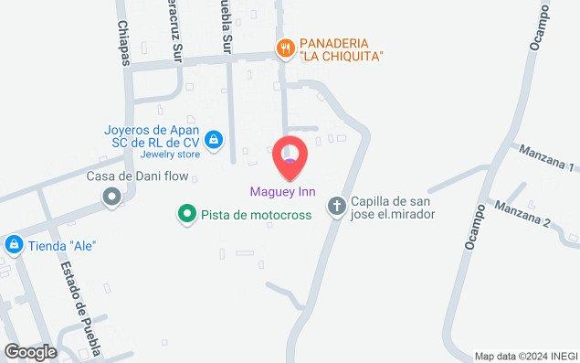 Mapa de ubicación - Apan, Hidalgo