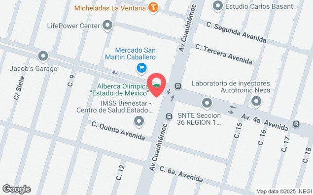 Mapa de ubicación - Alberca Olimpia Estado De Mexico