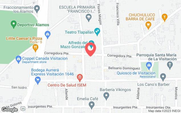 Mapa de ubicación - Centro Acuático Nalu