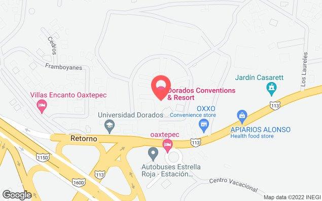 Mapa de ubicación - Club Dorados Oaxtepec