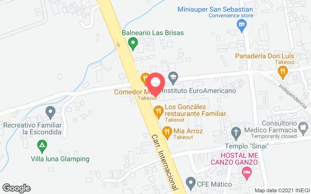 Mapa de ubicación - Instituto Euroamericano Golden Sport Club