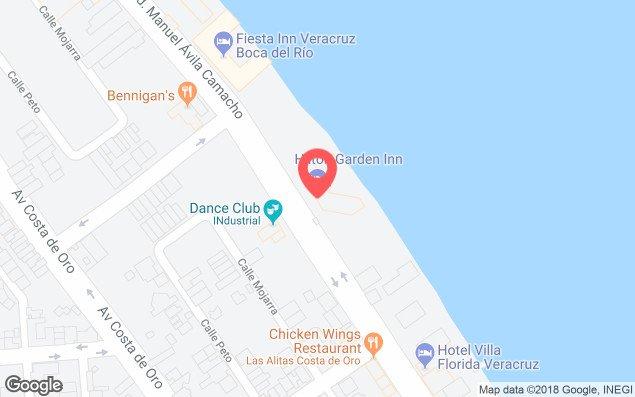 Mapa de ubicación - Hilton Garden Veracruz