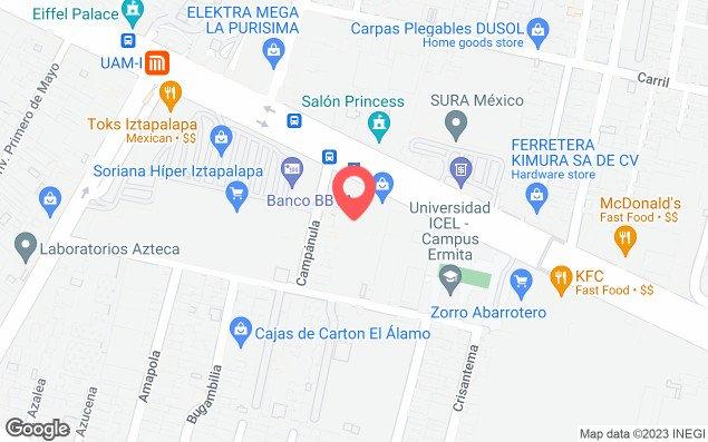 Mapa de ubicación - Colegio Bicentenario/club Dynamic