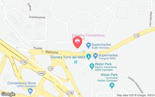 Mapa de ubicación - Club Dorados Oaxtepec Morelos