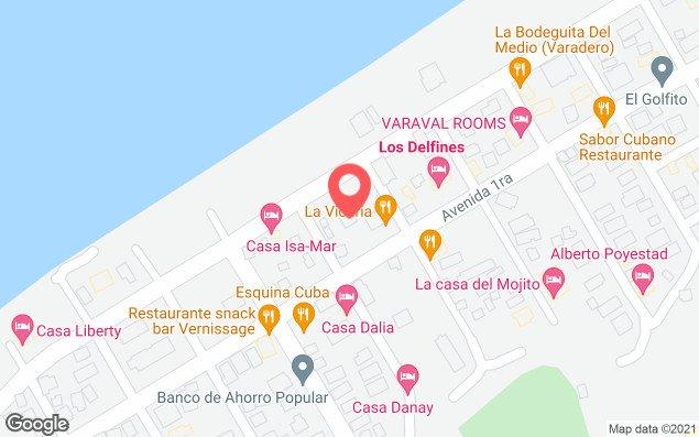 Mapa de ubicación - Varadero, Cuba