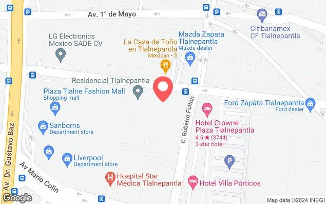 Mapa de ubicación - Centro Acuático Tlalli