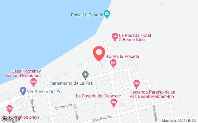 Mapa de ubicación - Playa de la Posada