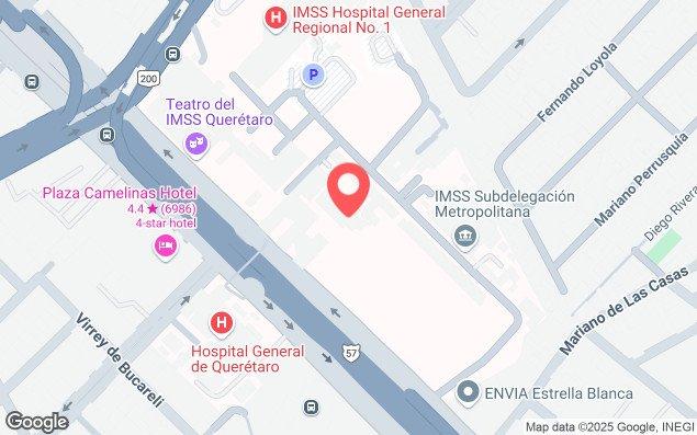 Mapa de ubicación - Alberca Imss