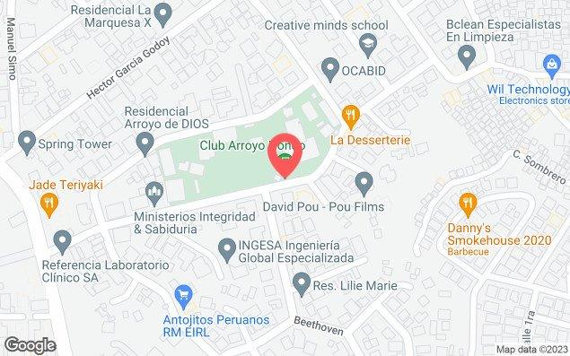 Mapa de ubicación - Marlins del Club Arroyo Hondo