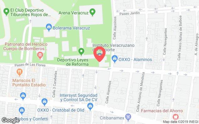 Mapa de ubicación - Centro Acuático Leyes de Reforma