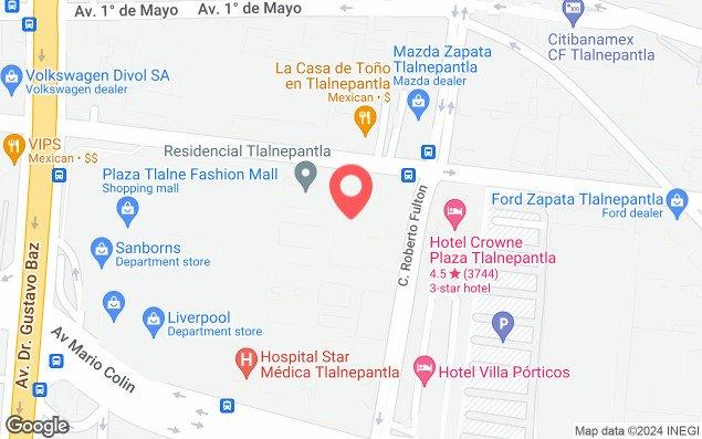 Mapa de ubicación - Centro Acuático Tlalli