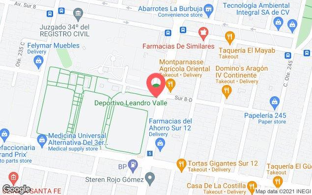 Mapa de ubicación - Deportivo Leandro Valle