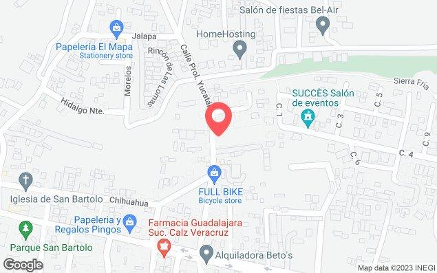 Mapa de ubicación - Swim Life Pachuca