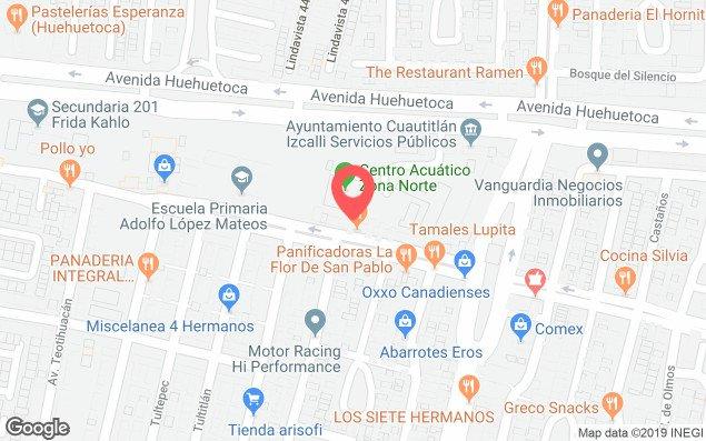 Mapa de ubicación - Fit Integra Izcalli Zona Norte