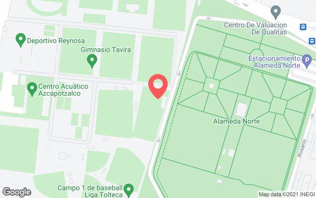 Mapa de ubicación - Centro Acuatico Azcapotzalco