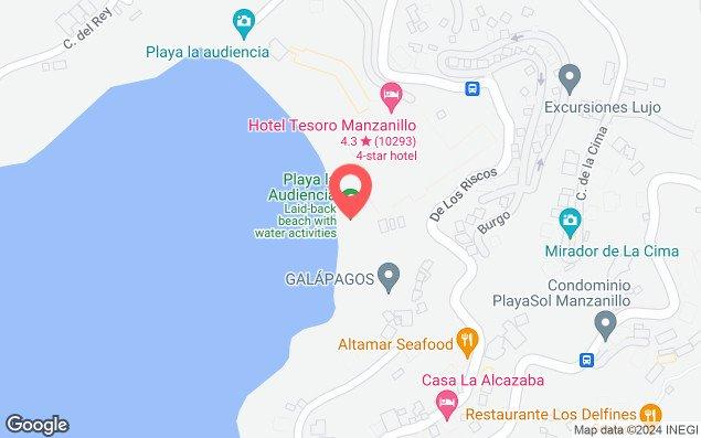 Mapa de ubicación - Playa La Audiencia