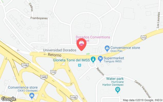 Mapa de ubicación - Club Dorados Oaxtepec