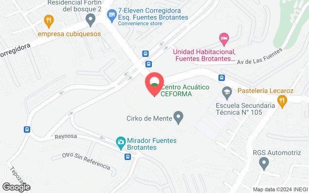Mapa de ubicación - Acuático Ceforma