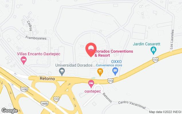 Mapa de ubicación - Club Dorados Oaxtepec-Morelos