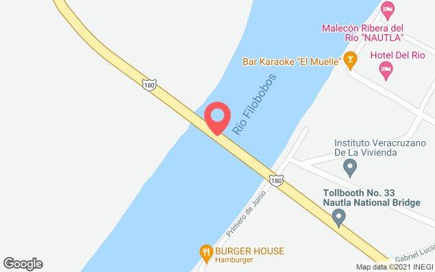 Mapa de ubicación - Nautla Veracruz