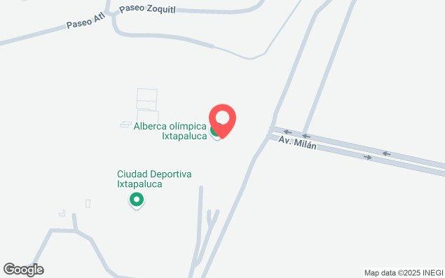 Mapa de ubicación - Alberca Olimpica De Ciudad Deportiva De Ixtapaluca