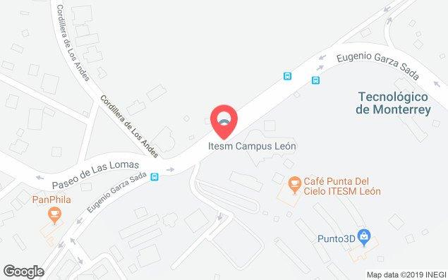 Mapa de ubicación - León, Guanajuato