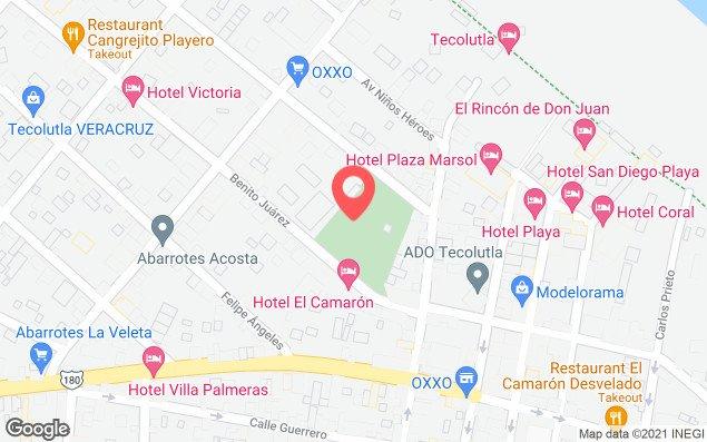 Mapa de ubicación - Tecolutla-Veracruz