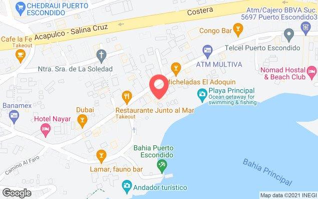 Mapa de ubicación - Bahia Principal Santa Maria Colotepec