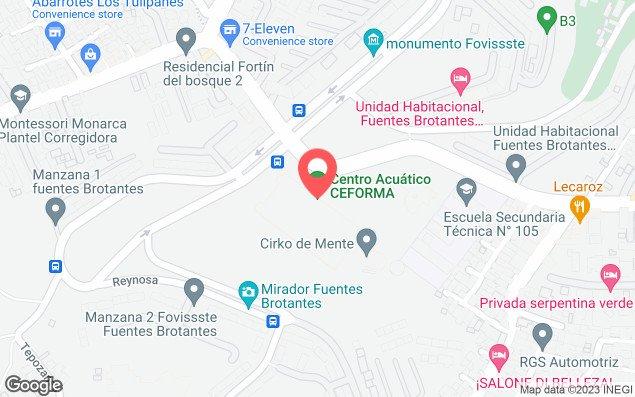 Mapa de ubicación - Acuático Ceforma