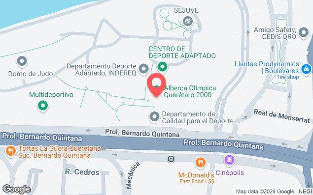 Mapa de ubicación - Queretaro 2000