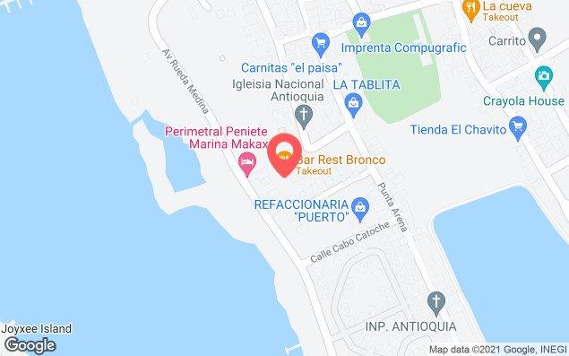 Mapa de ubicación - Cancún - Isla Mujeres