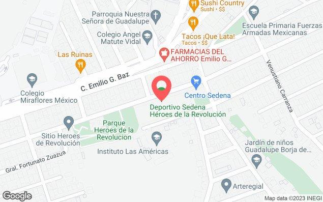 Mapa de ubicación - Deportivo Heroes De La Revolucion